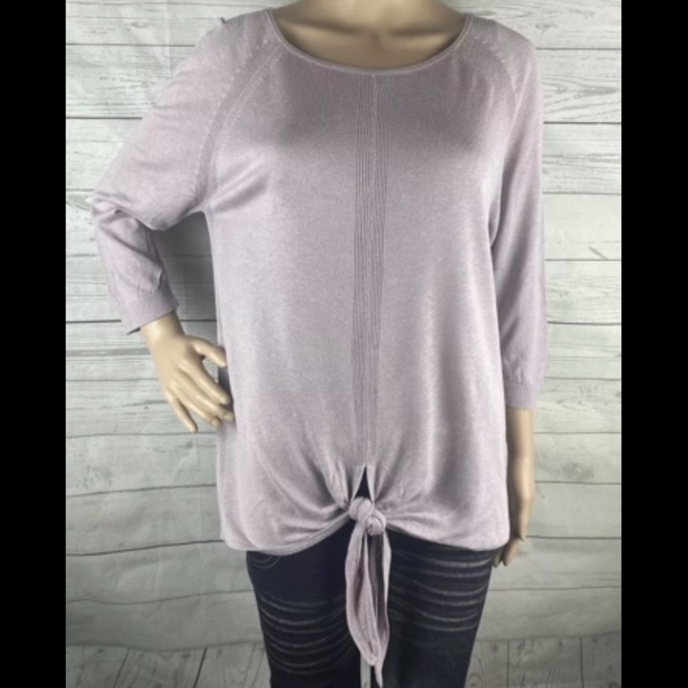 Boden Thin Knit Sweater 💜 Silk Linen Blend
